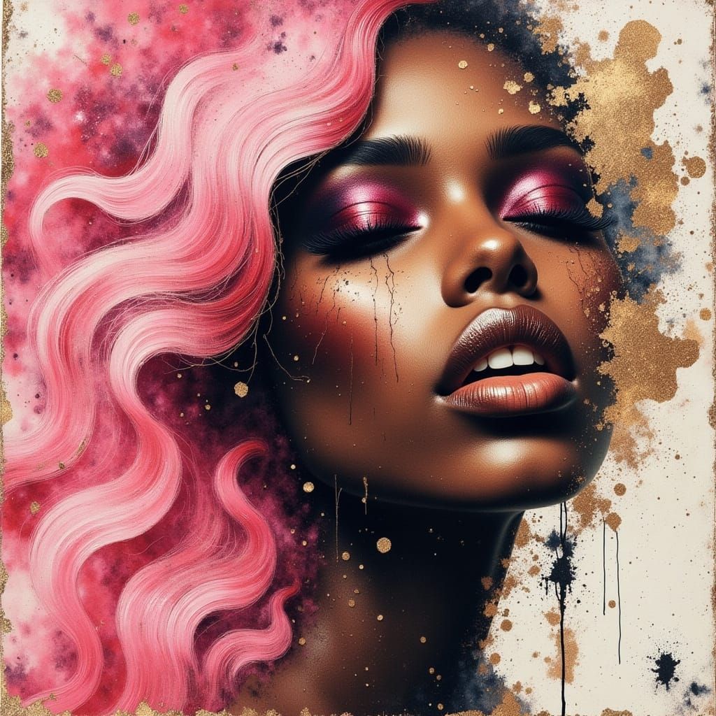 <lora:Mixed Media blending:1.0> <lora:SparklePortraits:1.0> ...