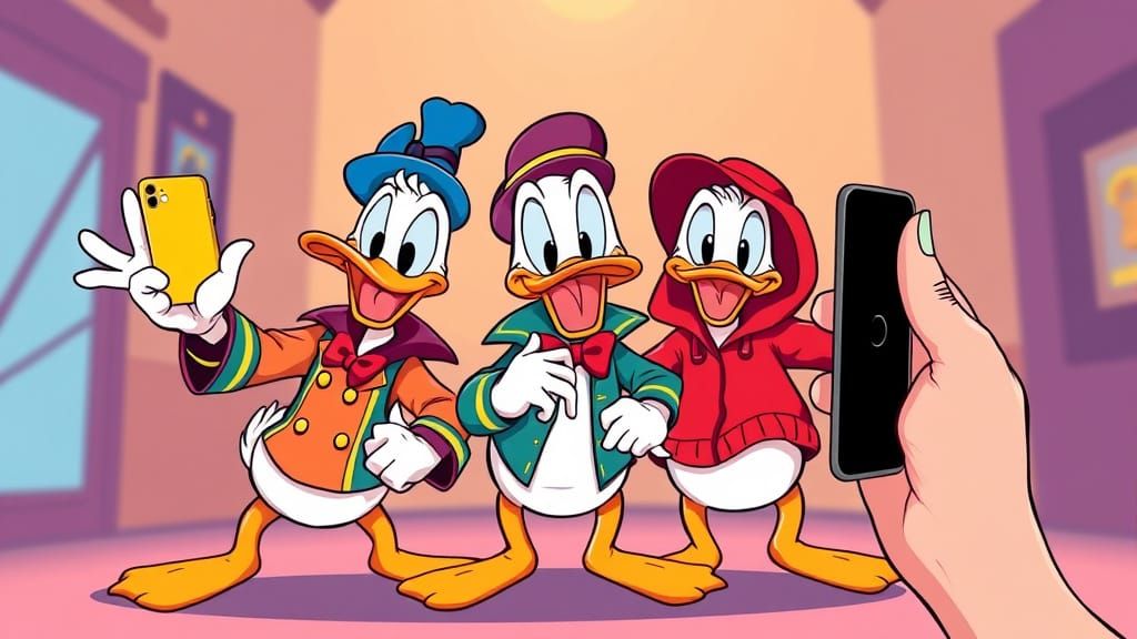 Huey, Dewey, and Louie Do TikTok Dance