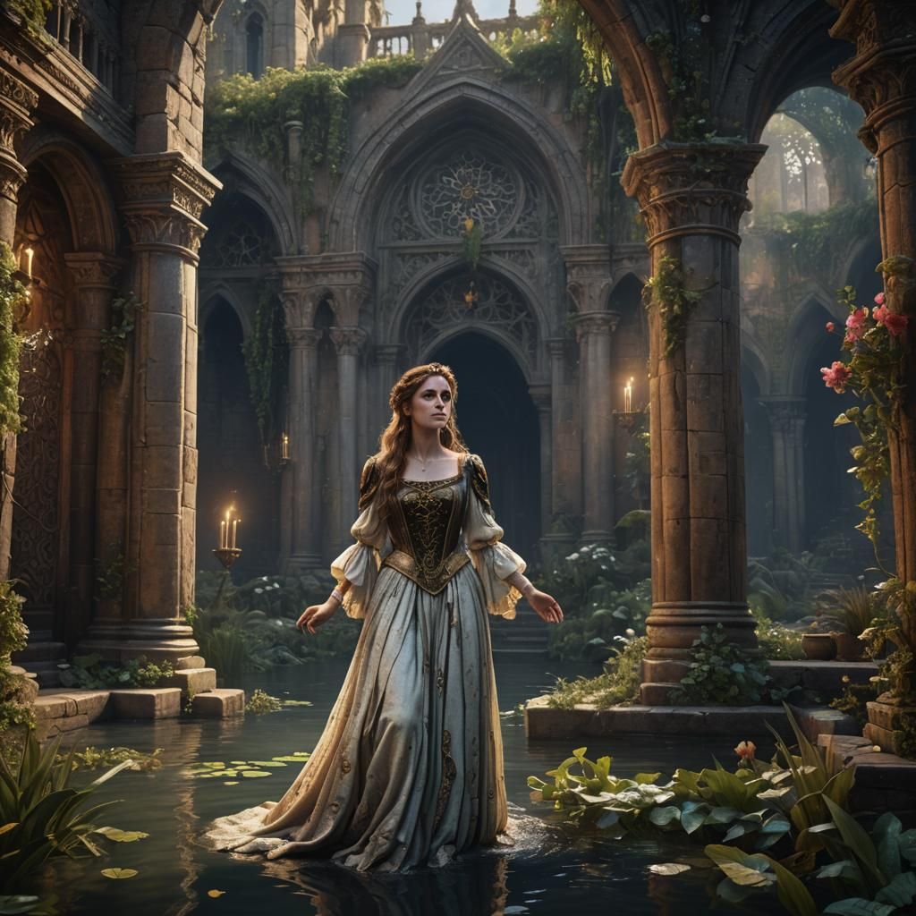 Shakespearean Character Portrait in Fantasy Style