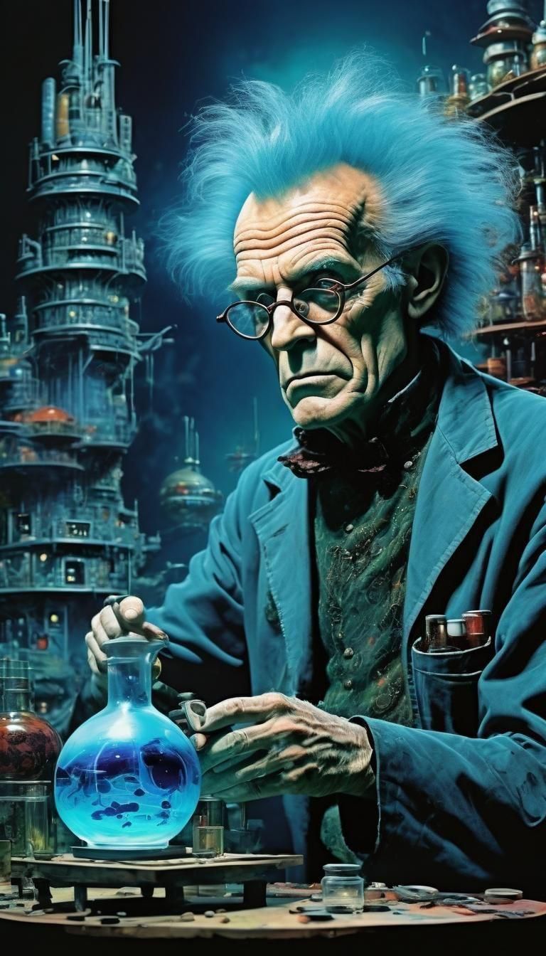 Mad Scientist in Holographic Metropolis