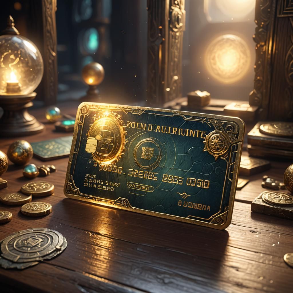 Magical Credit Card Fantasy Concept Art