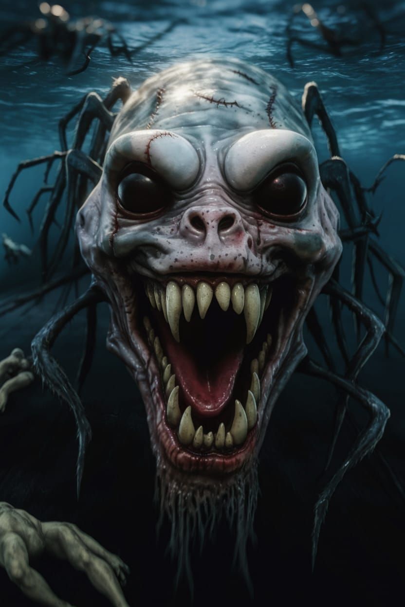 Eldritch Horror in Dark Hallway: Professional Photography