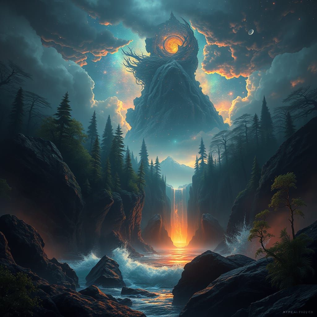 Surreal Forest Meets Abyssal Depths in a Fantastical Splash ...