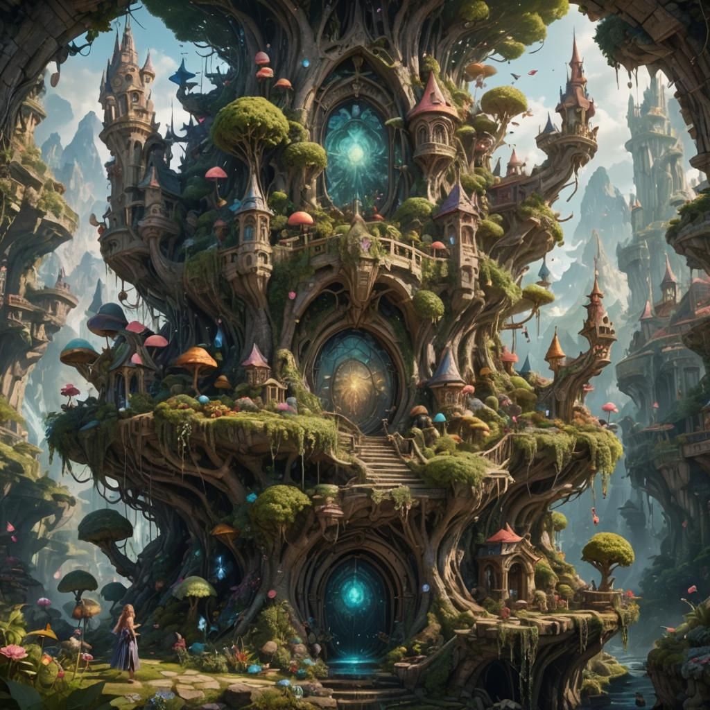 Magnificent Fairycore Fantasy Concept Art in 8k