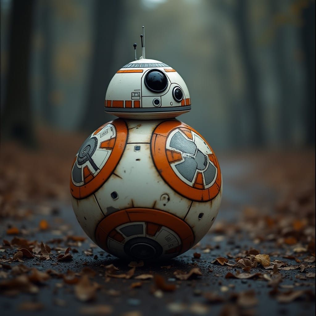 Hyperrealistic BB-8 in Cinematic HDR