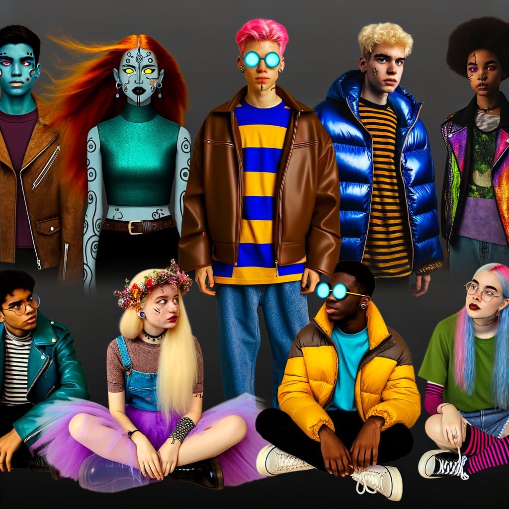 Diverse Heroes Unite in Moody Group Portrait