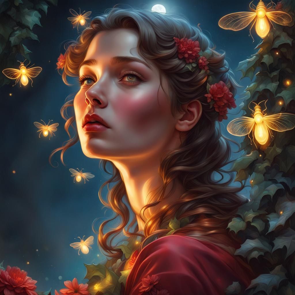 Christmas, moonlight