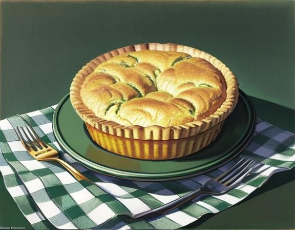 Eel Pie Still Life in Thiebaud Style