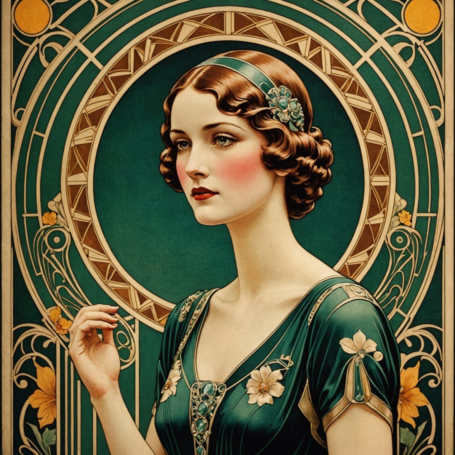 Art Deco and Art Nouveau Fusion