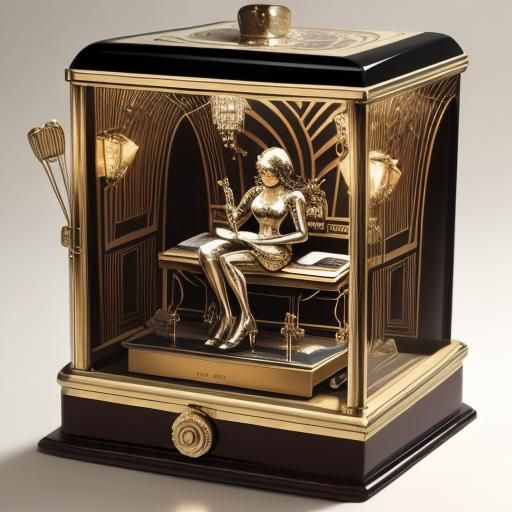 Art Deco Music Box Design