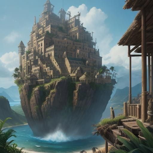 city ​​on the rock