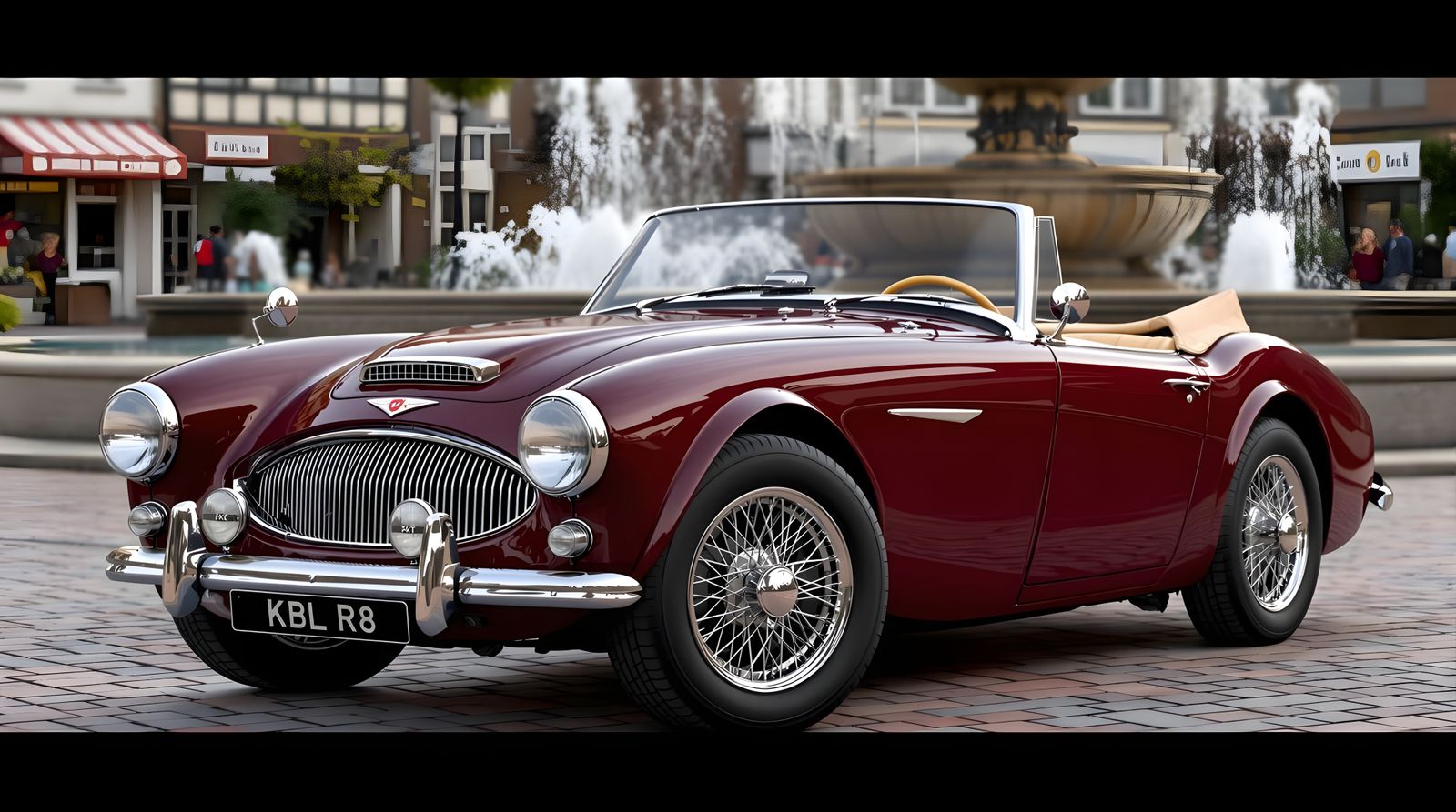 1967 Austin-Healey 3000 Mk III Convertible in Metallic Maroo...