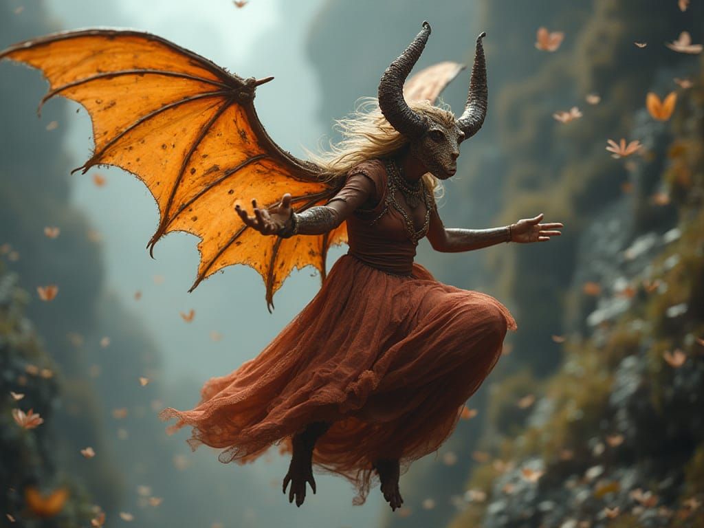 Hornfuggles in Flying Buttdresses