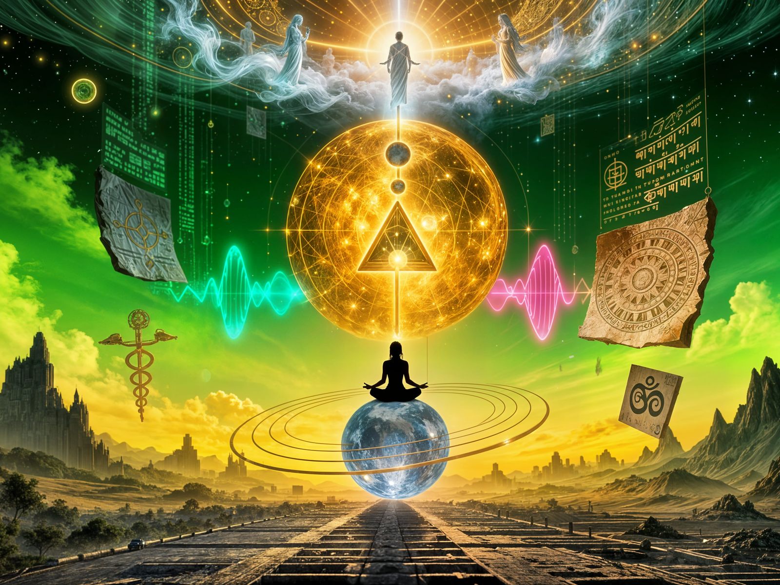 AI Generates Unique Composite Image