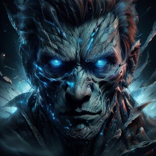 Emotive Gorilla's Scream: A Maximalist Digital Art