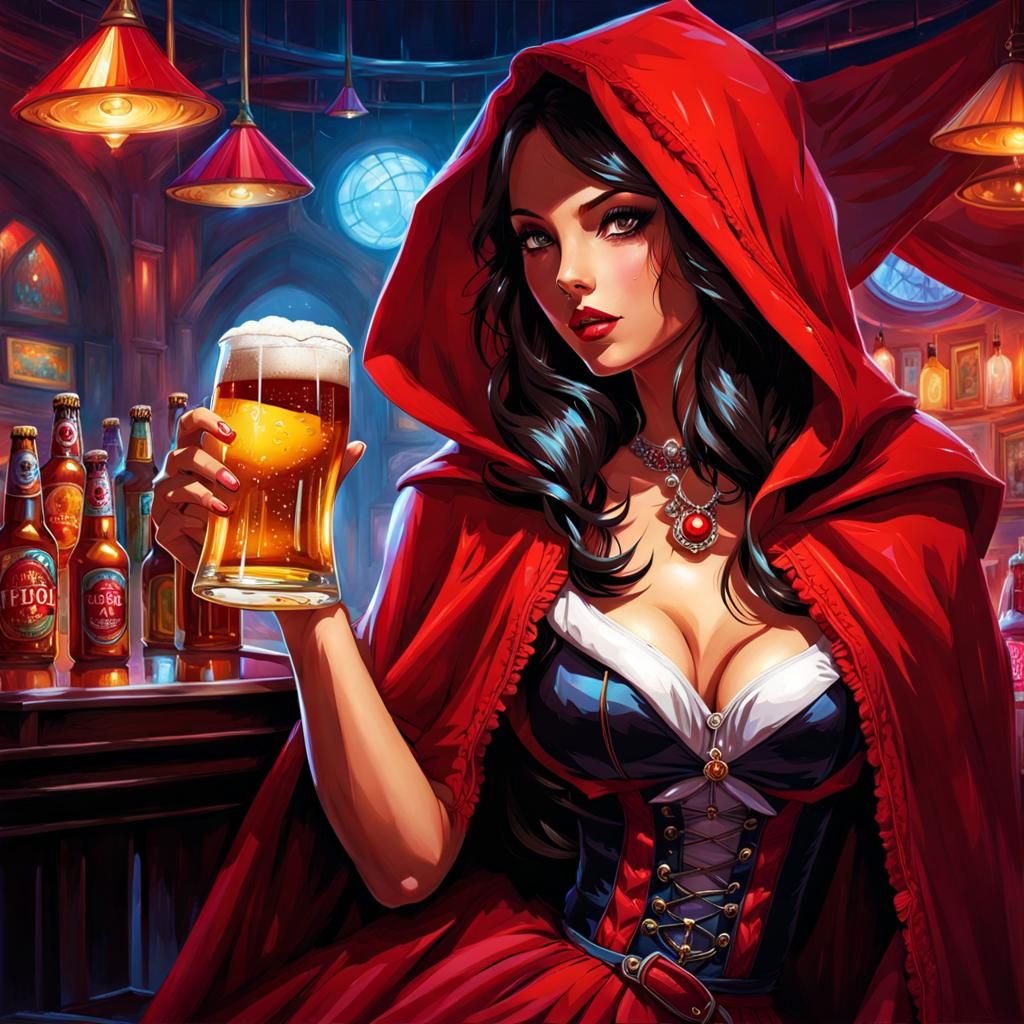 Little Red Riding Hood in a Nightclub