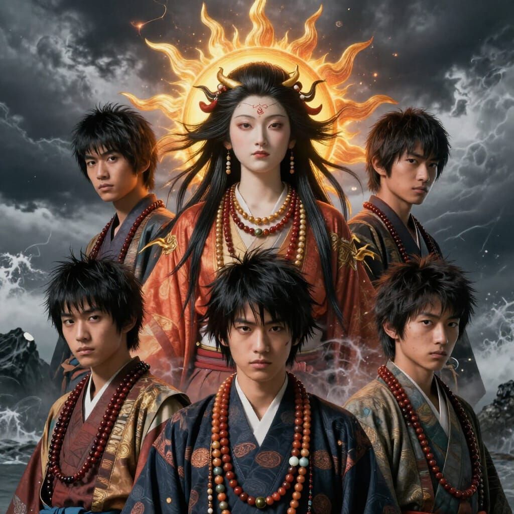 Five Japanese Brothers: Sun Goddess & Storm God Creation