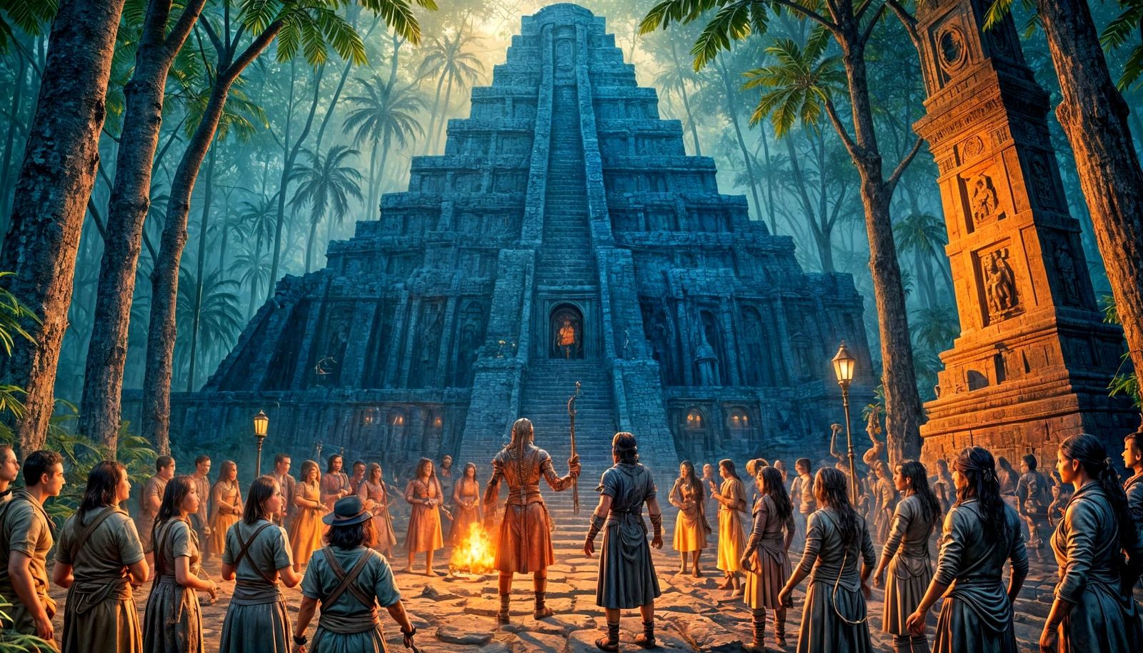 Mayan Sacrifice in Lovecraftian Jungle Horror