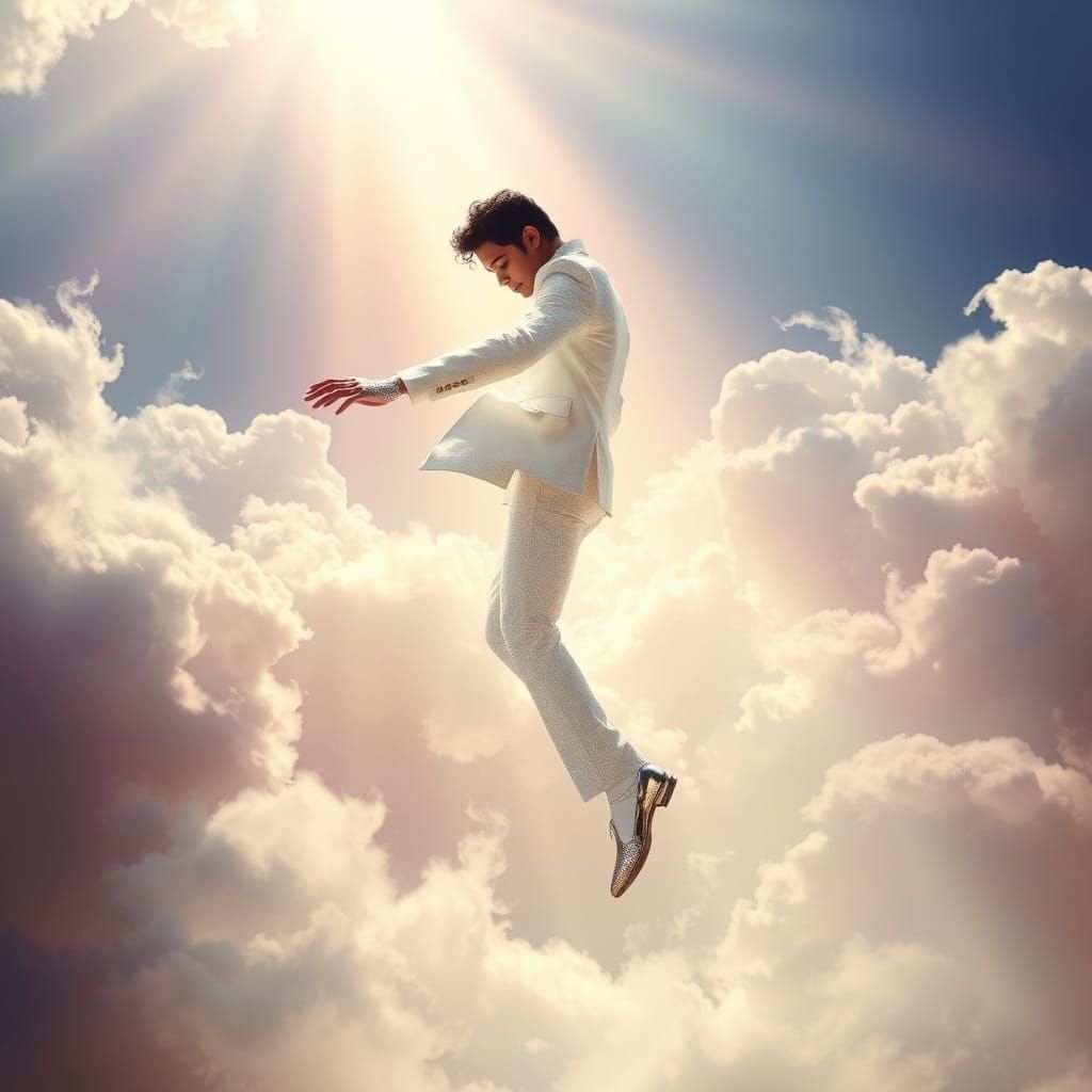 Ethereal Moonwalker in Weightless Wonder