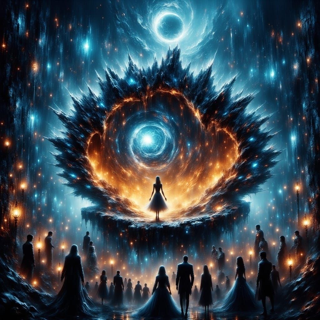 Surreal Rock Concert in a Fantastical Shell