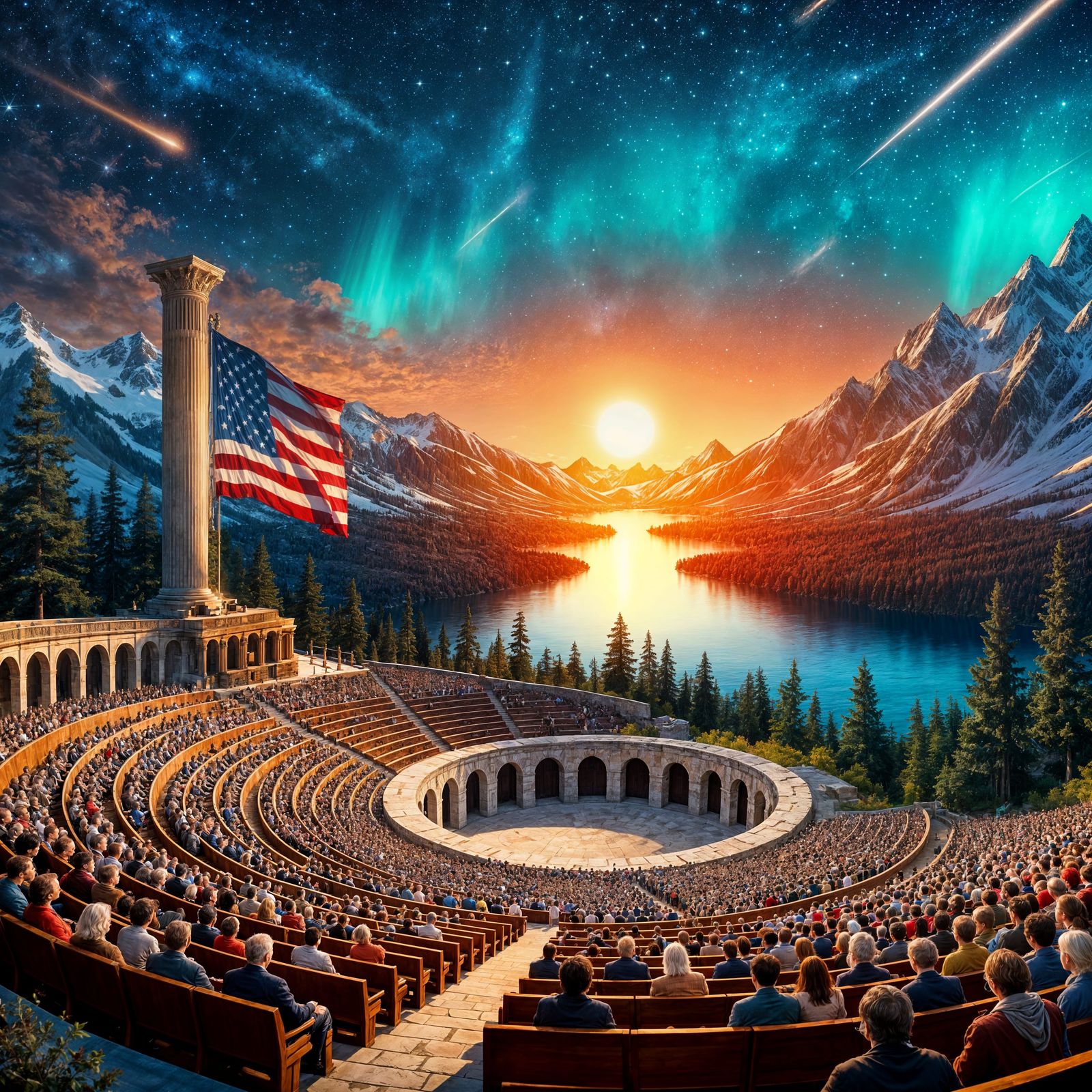 Epic Congress Representation in 8K Landscape