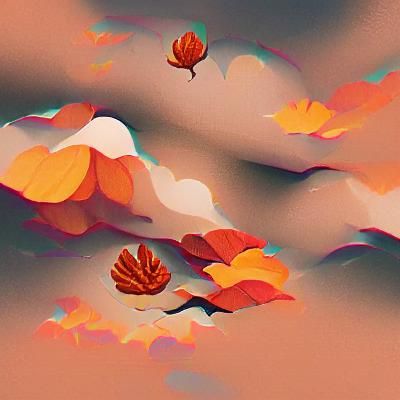 Autumnal Scene in Warm Hues