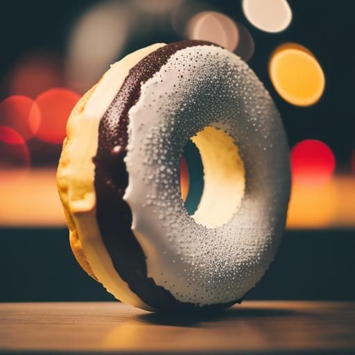 Delicious Donut in Professional Photography Style