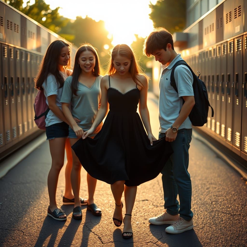 Schoolyard Teasing: A Cinematic Moment in Film Style