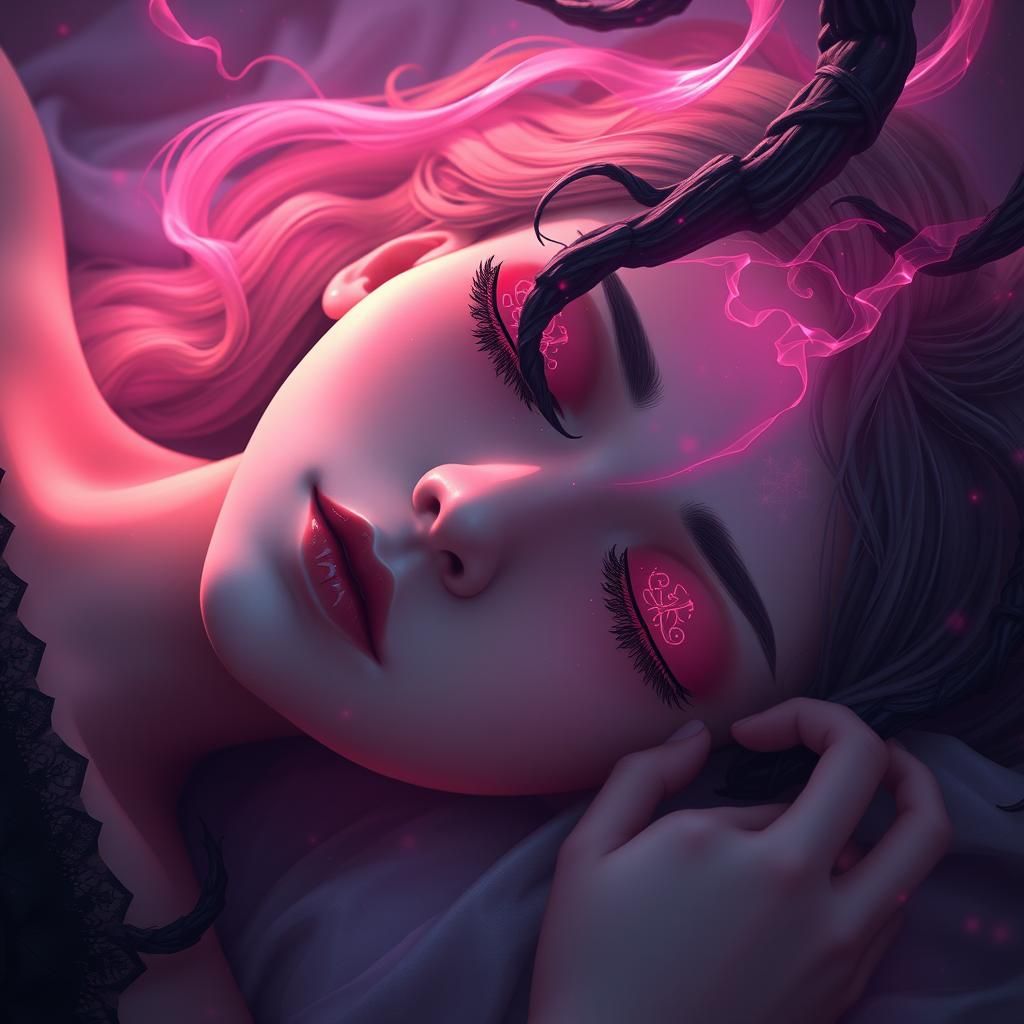 Ensnared Dream: Blood Magic in Anime Style