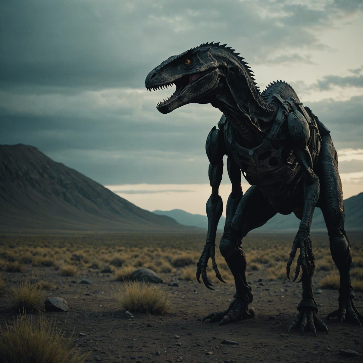 Dramatic Cinematic Film Still in 35mm