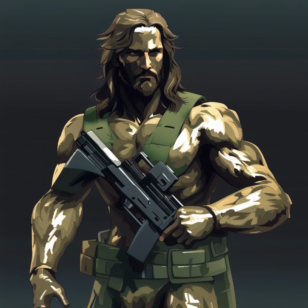 Jesus Christ in Metal Gear Solid Style