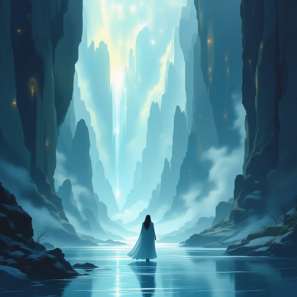 Mystical Aura Shimmers with Ethereal Light