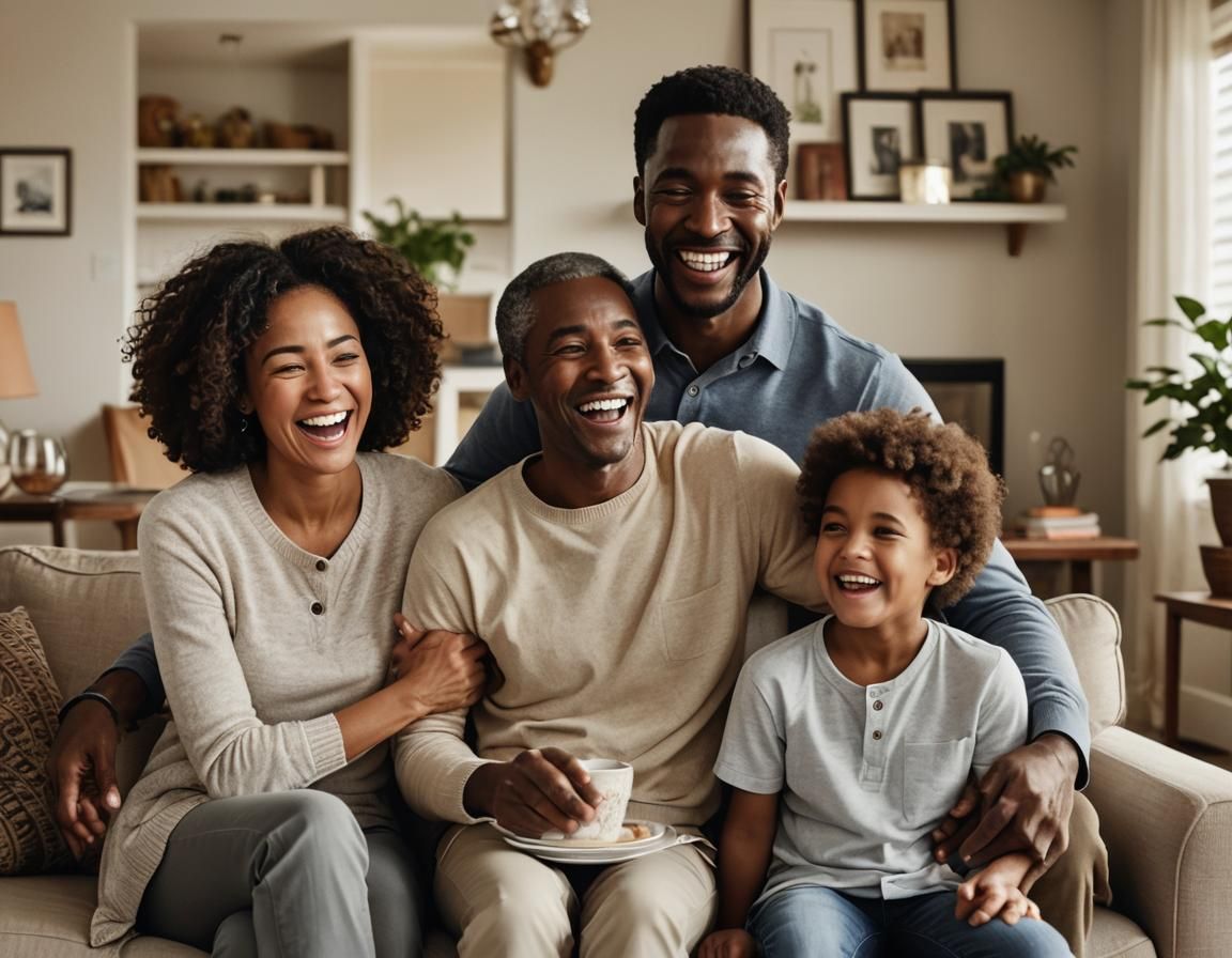 Joyful Couple Receives Good News in Rockwell Style