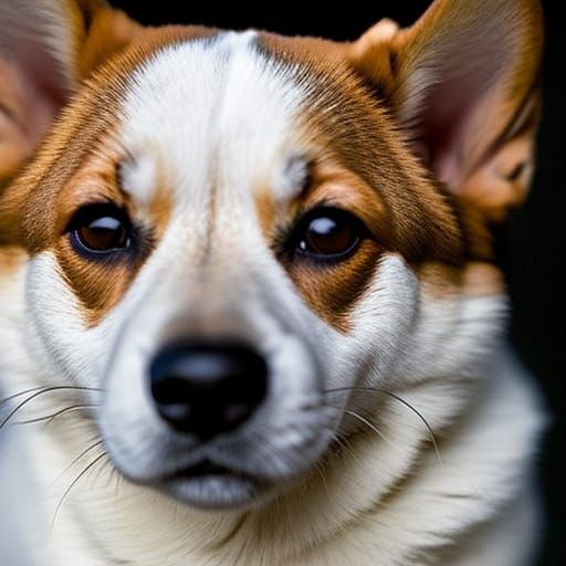 Professional Corgi Portrait Inspired by Studio Photography