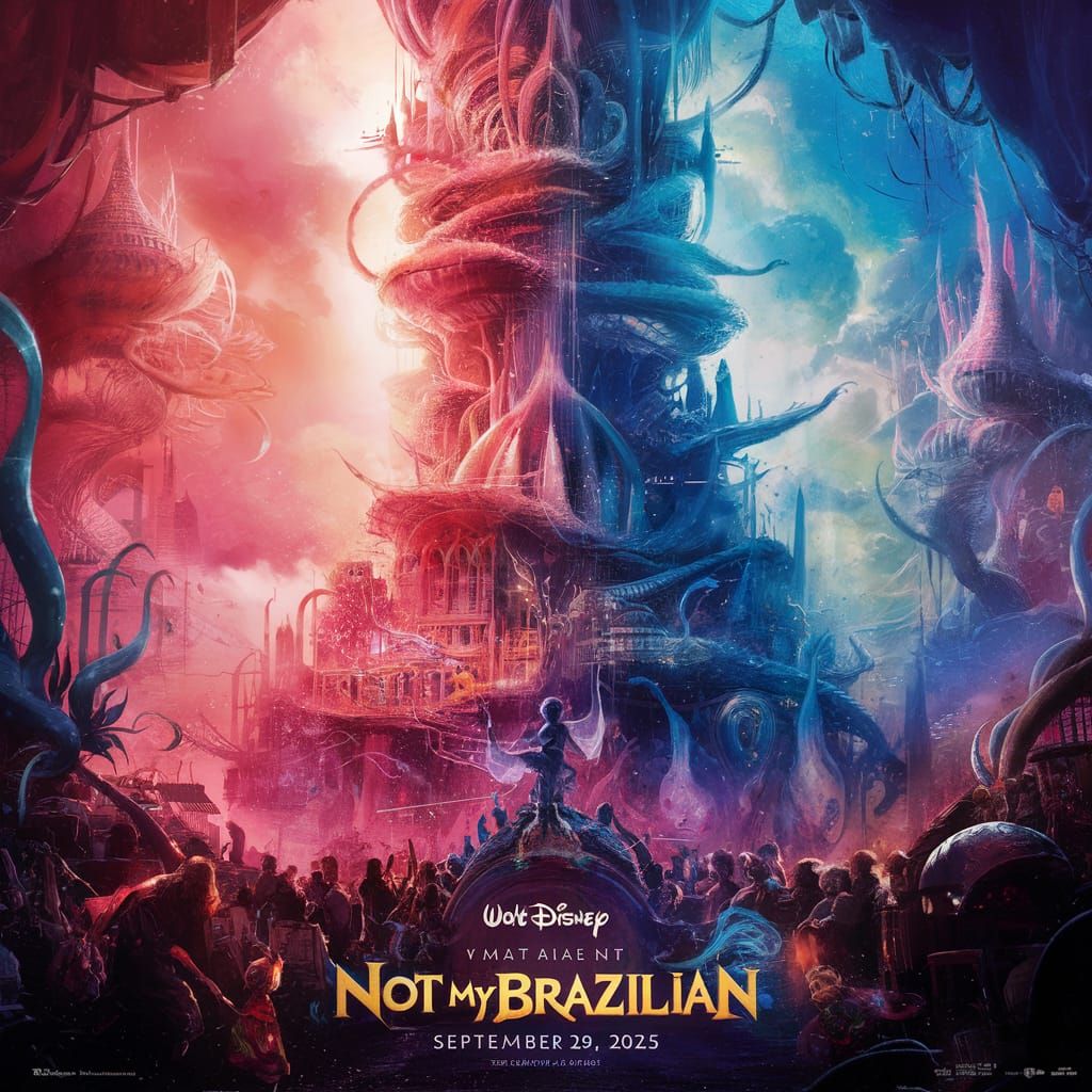 Disney Animated Film "Not My Brazilian" Movie Poster