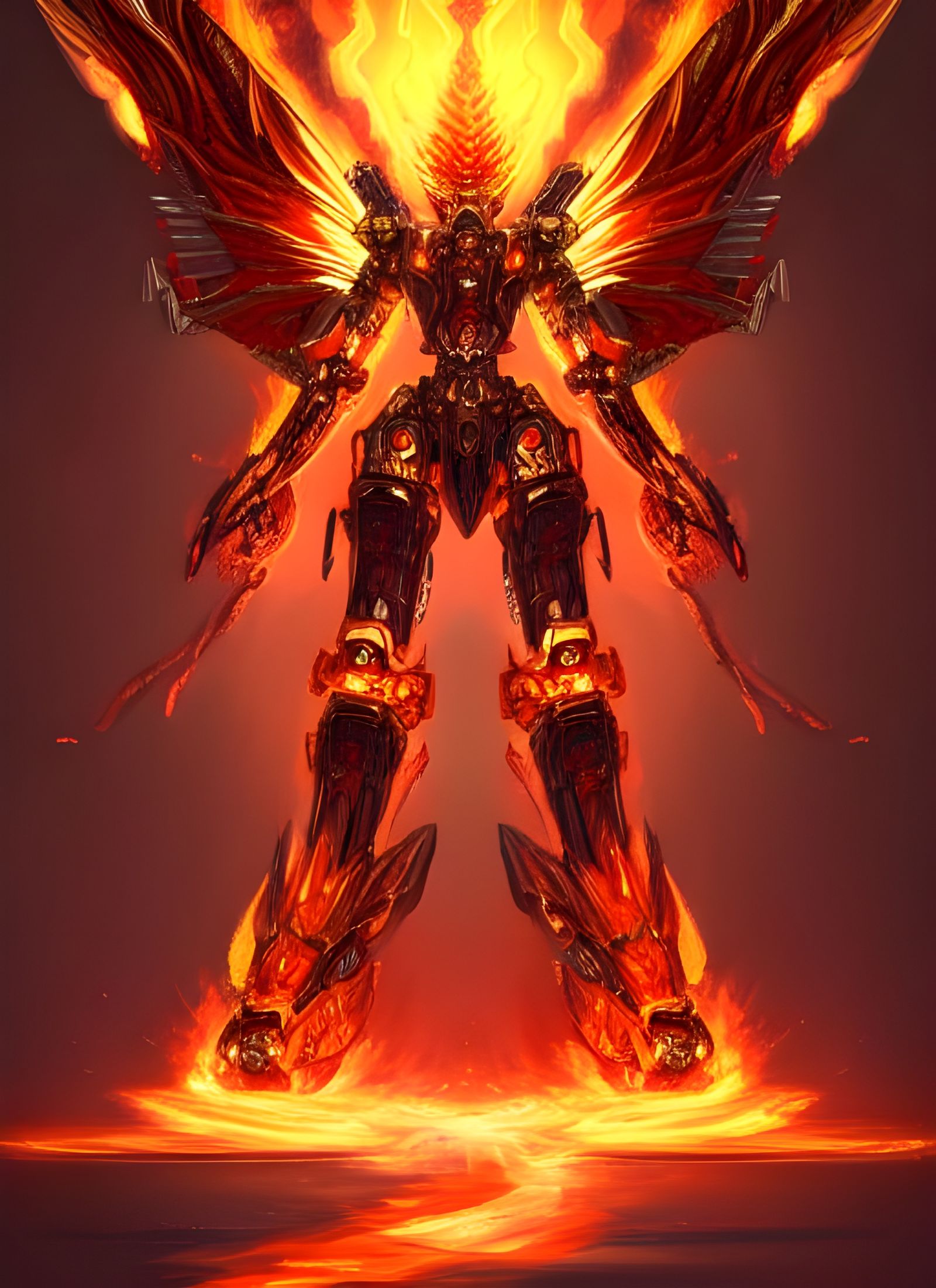 Epic Fire Angel Mech God Machine
