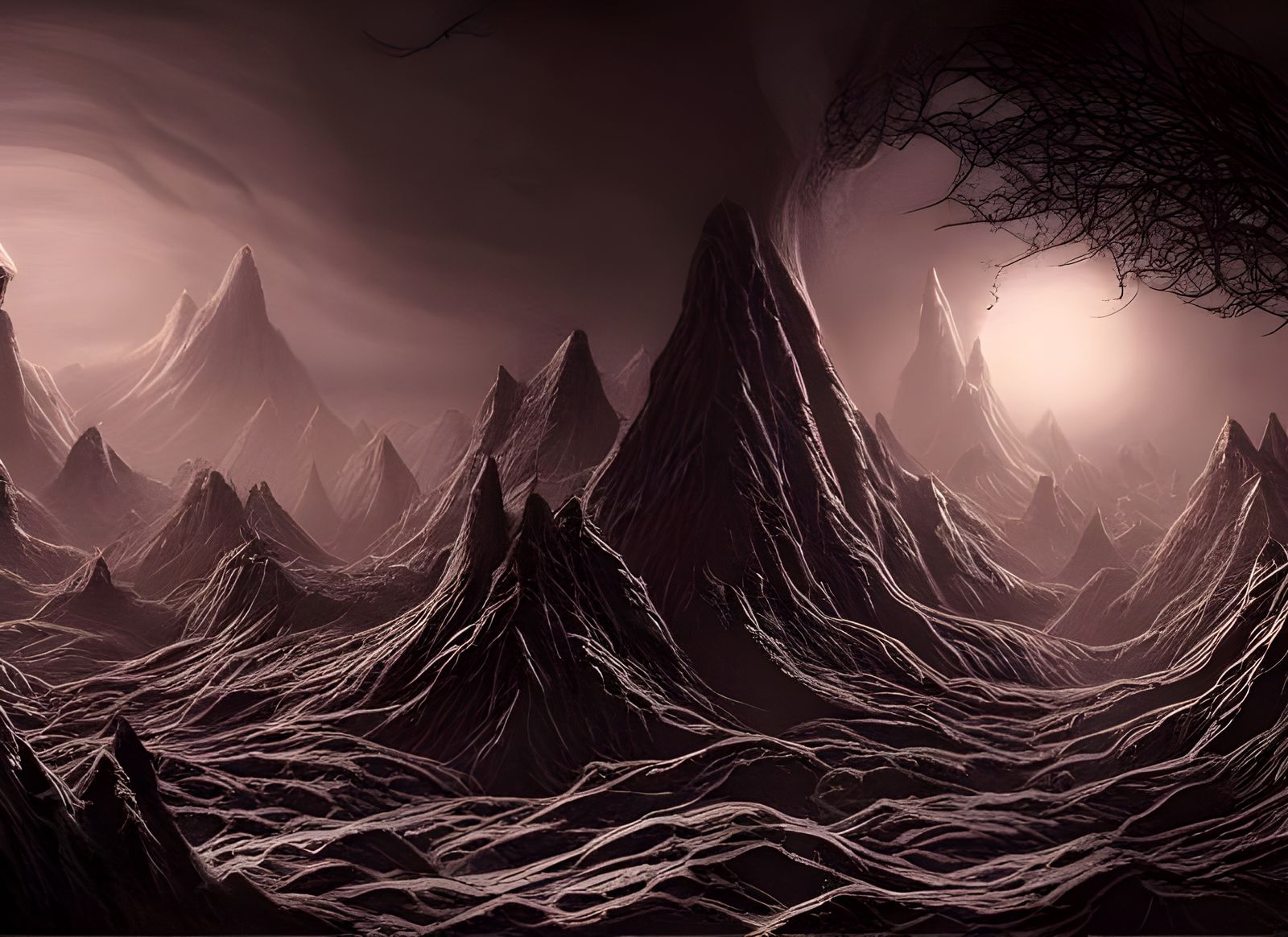 Lovecraft's World: Detailed Matte Painting in Unreal Engine