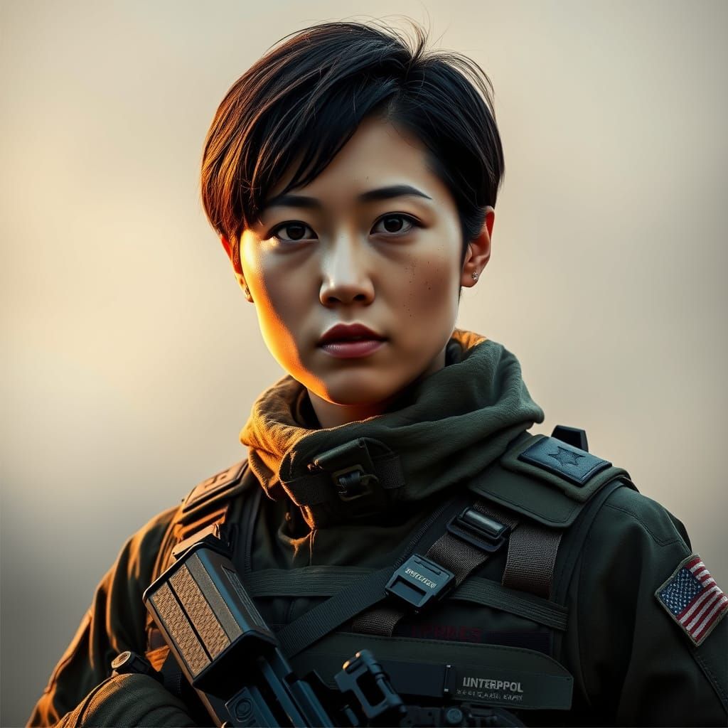 Tactical Advisor in Futuristic Landscape