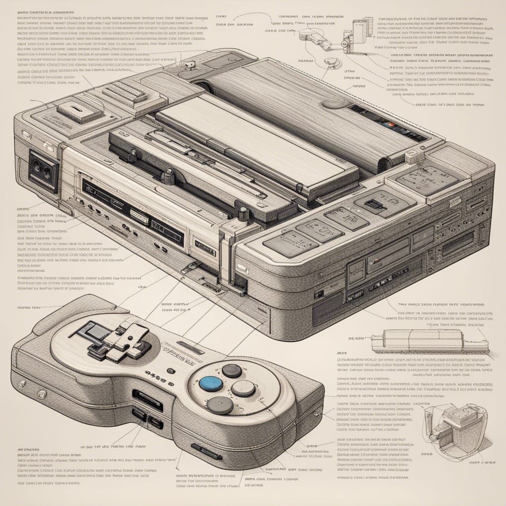 Schematics of Super Nintendo