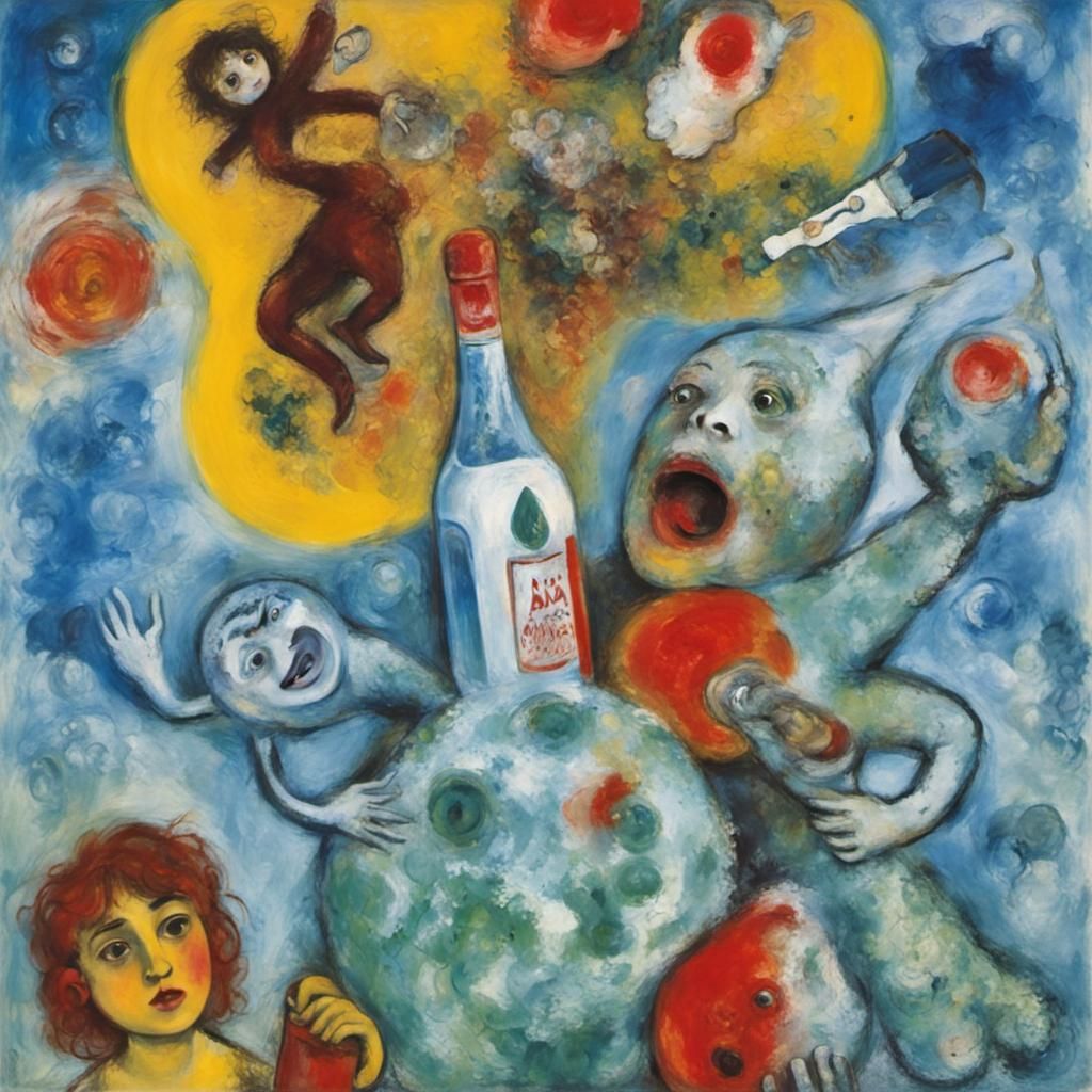 Amoeba's Sunny Day Out: Expressionist Style