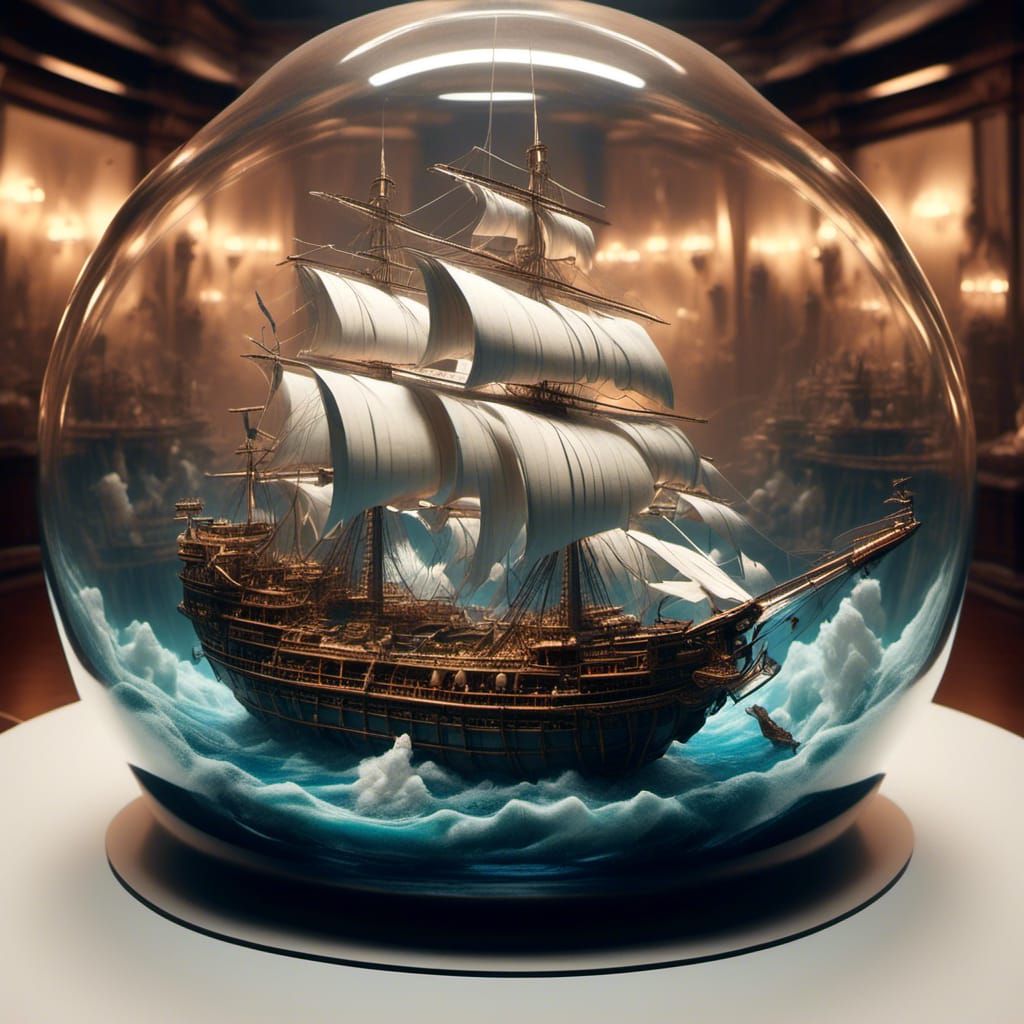 Surreal Ship in a Bottle: Magic Realism