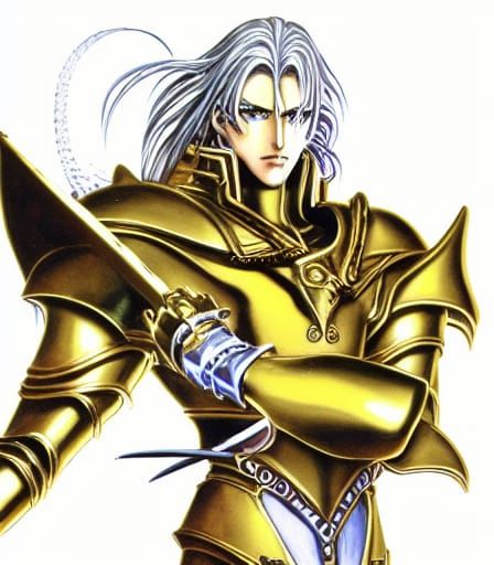 Alucard in Golden Armor, 3D Animation