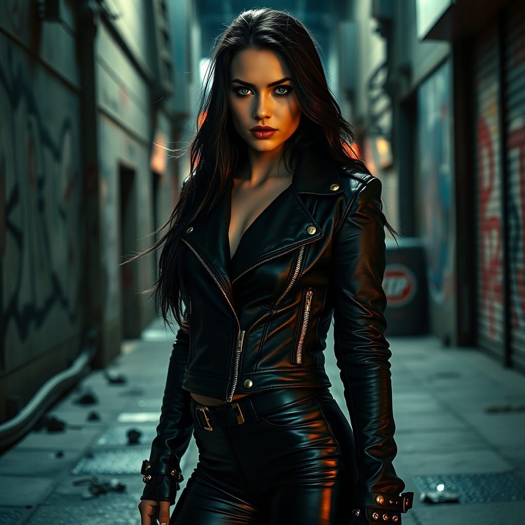 Gritty Urban Goddess with Metal Edge