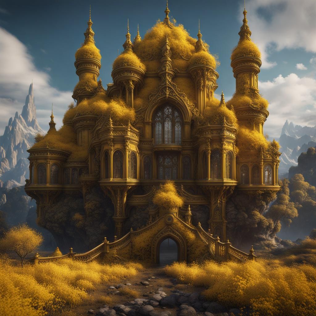 Fantastical Matte Painting with Deep Color and Detail