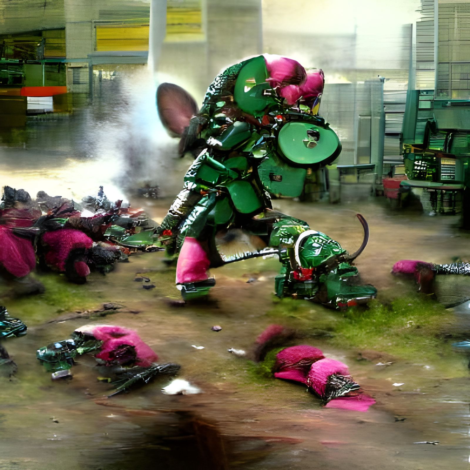 Skaven Mechsuit in Warhammer 40,000 War