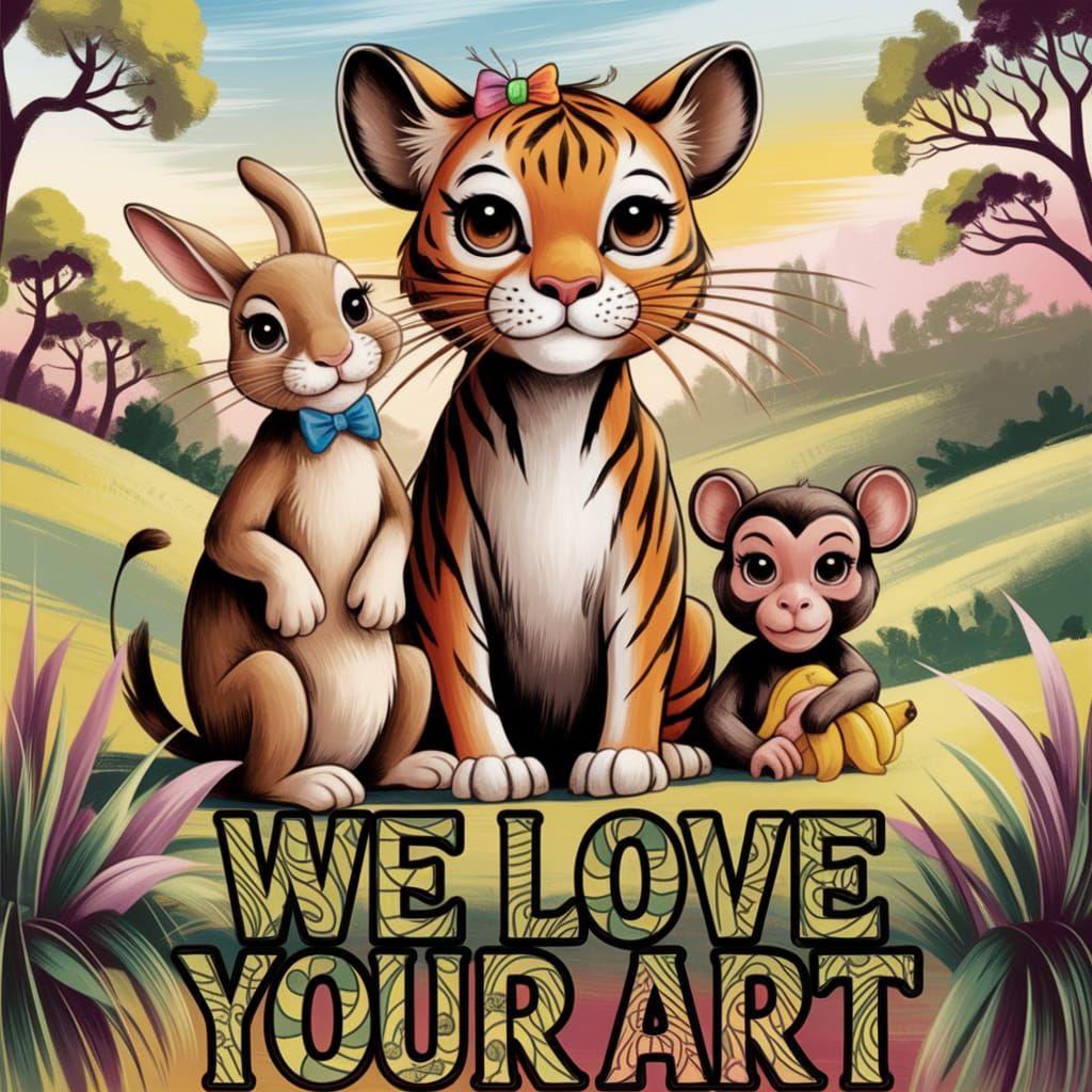 Text SPANNING the extreme bottom edge of the canvas that say...