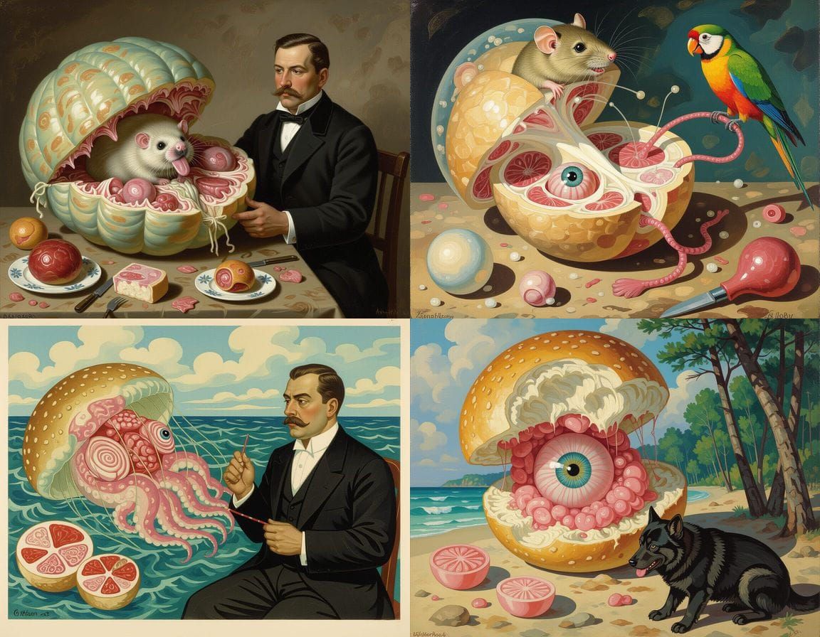 Surreal Beefbomb Rat Jellyfish Organism