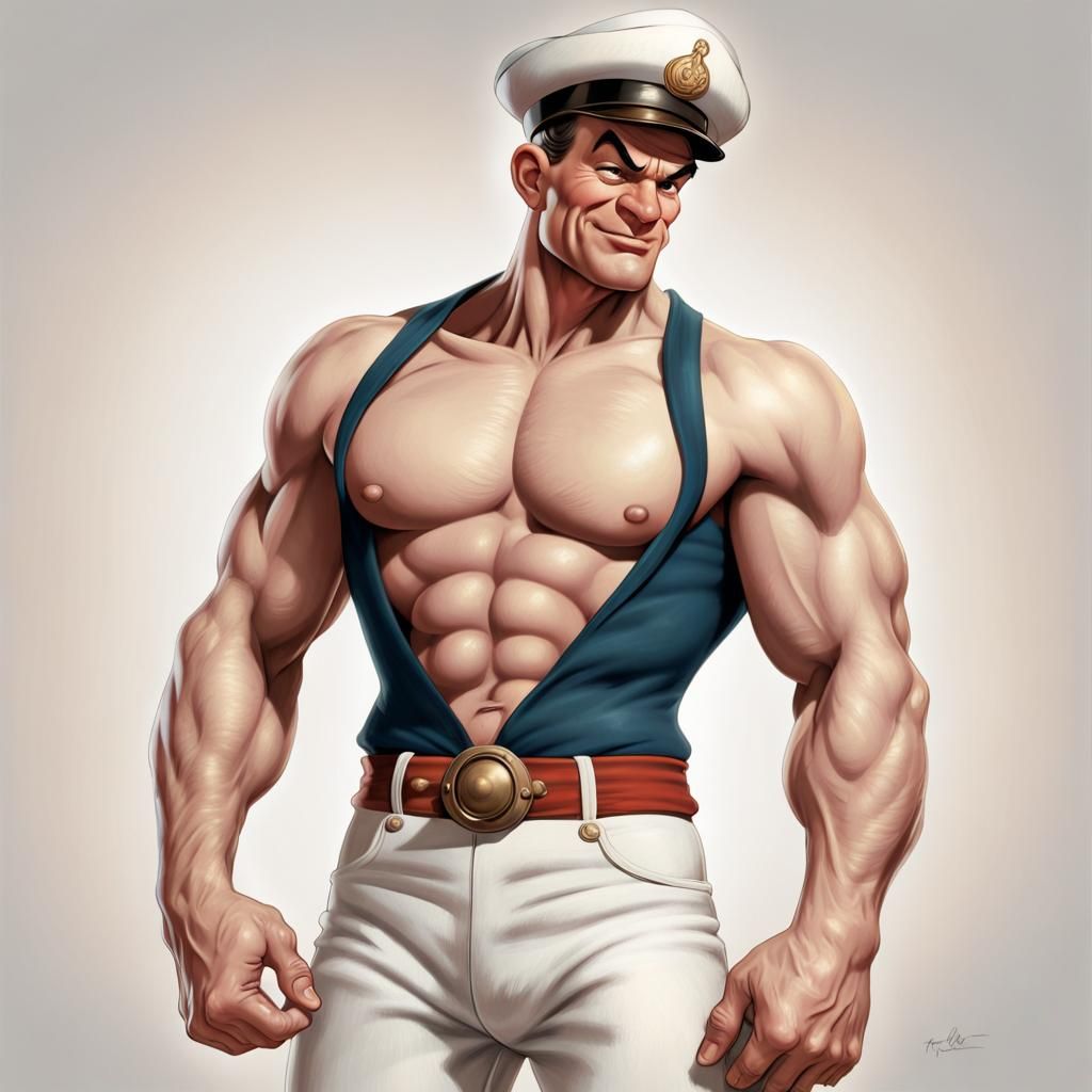 Sailor beefcake, vintage