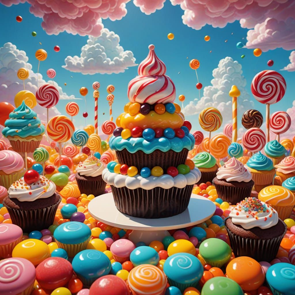 Vibrant Wonderland of Sweet Delights
