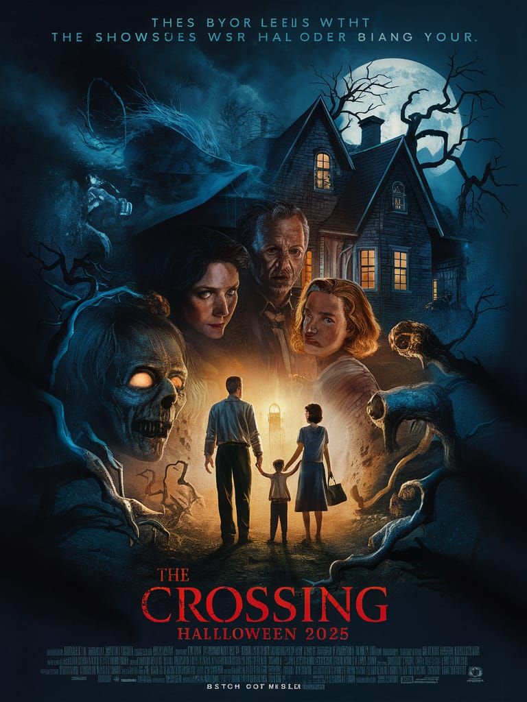 The Crossing: Chilling Movie Poster in King Style
